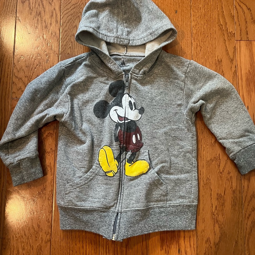 Disney Gray like new Mickey Mouse Hoodie